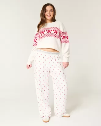 24/7 Wide-Leg Flannel Pajama Pants,24/7 Wide-Leg Flannel Pajama Pants 24/7 Wide-Leg Flannel Pajama Pants,24/7 Wide-Leg Flannel Pajama Pants