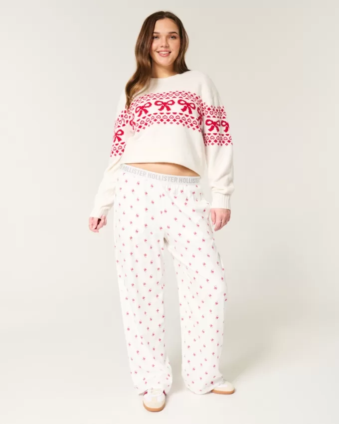 24/7 Wide-Leg Flannel Pajama Pants,24/7 Wide-Leg Flannel Pajama Pants 24/7 Wide-Leg Flannel Pajama Pants,24/7 Wide-Leg Flannel Pajama Pants