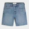 Above-the-Knee Loose Denim Shorts,Above-the-Knee Loose Denim Shorts Above-the-Knee Loose Denim Shorts,Above-the-Knee Loose Denim Shorts