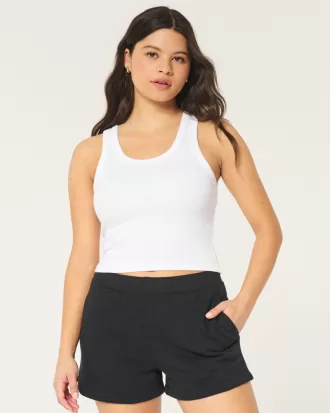 Adjustable Rise Fleece Shorts,Adjustable Rise Fleece Shorts