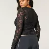 All-Over Lace Crew Top,All-Over Lace Crew Top All-Over Lace Crew Top,All-Over Lace Crew Top