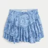 Asymmetrical Hem Tiered Mini Skort,Asymmetrical Hem Tiered Mini Skort Asymmetrical Hem Tiered Mini Skort,Asymmetrical Hem Tiered Mini Skort