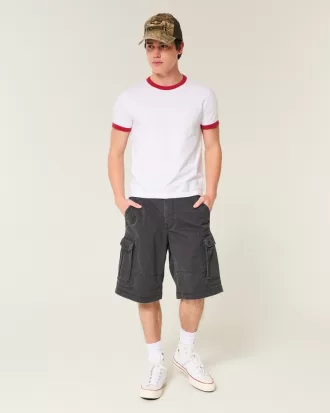 At-the-Knee Baggy Cargo Shorts,At-the-Knee Baggy Cargo Shorts At-the-Knee Baggy Cargo Shorts,At-the-Knee Baggy Cargo Shorts