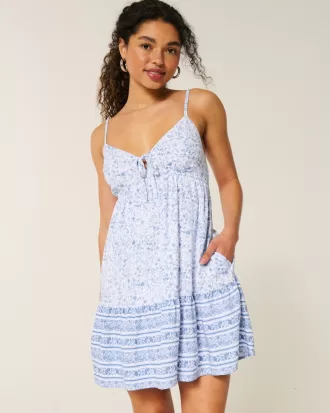 Babydoll Mini Dress,Babydoll Mini Dress