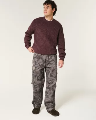 Baggy Camo Cargo Pull-On Pants,Baggy Camo Cargo Pull-On Pants