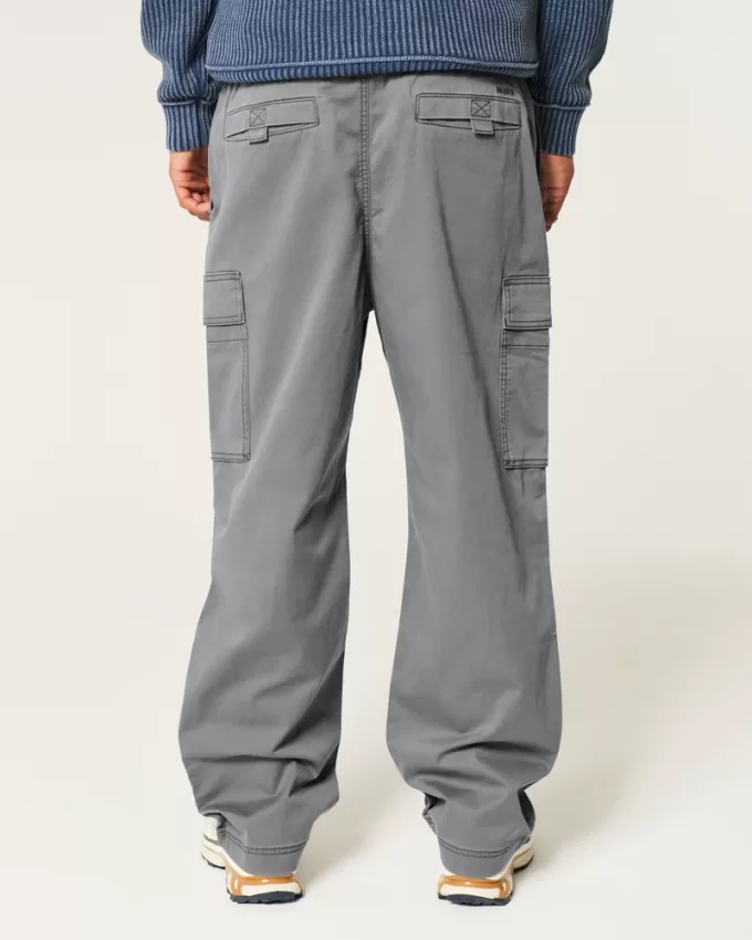 Baggy Cargo Pull-On Pants,Baggy Cargo Pull-On Pants