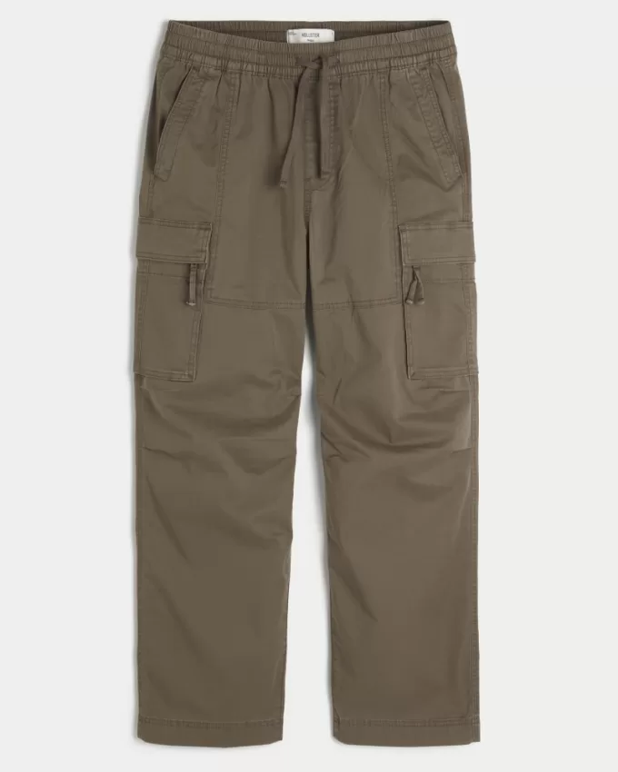 Baggy Cargo Pull-On Pants,Baggy Cargo Pull-On Pants