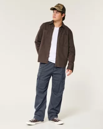 Baggy Cargo Pull-On Pants,Baggy Cargo Pull-On Pants