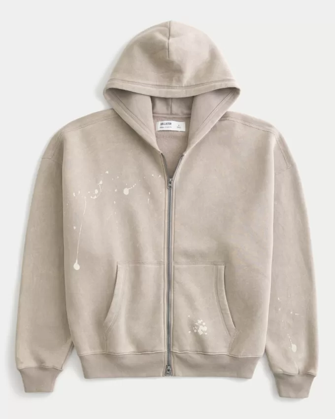 Baggy Cinch Paint Splatter Zip-Up Hoodie,Baggy Cinch Paint Splatter Zip-Up Hoodie Baggy Cinch Paint Splatter Zip-Up Hoodie,Baggy Cinch Paint Splatter Zip-Up Hoodie