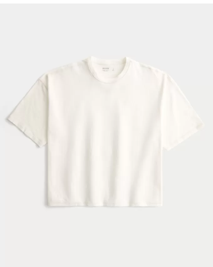 Baggy Crop Crew T-Shirt,Baggy Crop Crew T-Shirt Baggy Crop Crew T-Shirt,Baggy Crop Crew T-Shirt