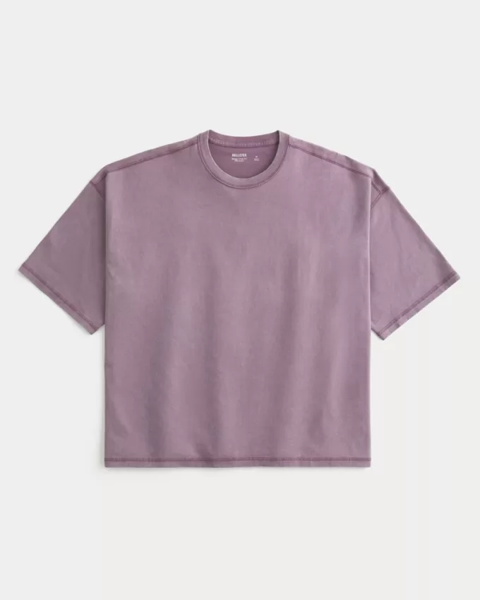 Baggy Crop Crew T-Shirt,Baggy Crop Crew T-Shirt Baggy Crop Crew T-Shirt,Baggy Crop Crew T-Shirt