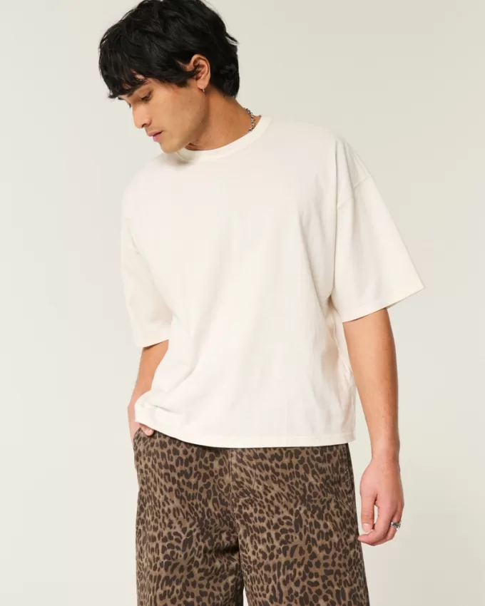Baggy Crop Crew T-Shirt,Baggy Crop Crew T-Shirt Baggy Crop Crew T-Shirt,Baggy Crop Crew T-Shirt