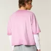 Baggy Crop Number Graphic Tee,Baggy Crop Number Graphic Tee Baggy Crop Number Graphic Tee,Baggy Crop Number Graphic Tee