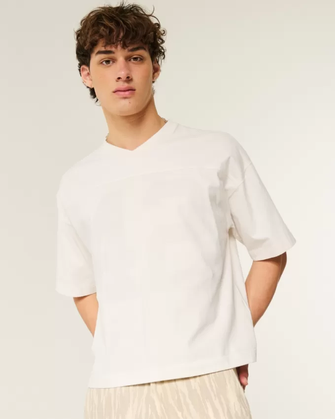 Baggy Heavyweight Crop Football Graphic Tee,Baggy Heavyweight Crop Football Graphic Tee Baggy Heavyweight Crop Football Graphic Tee,Baggy Heavyweight Crop Football Graphic Tee