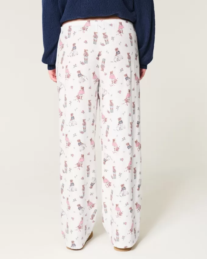 Bear Graphic Pajama Pants,Bear Graphic Pajama Pants Bear Graphic Pajama Pants,Bear Graphic Pajama Pants