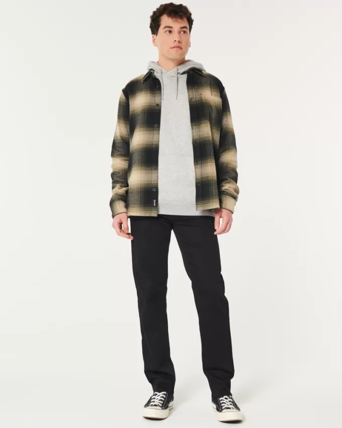 Black No Fade Slim Straight Jeans,Black No Fade Slim Straight Jeans