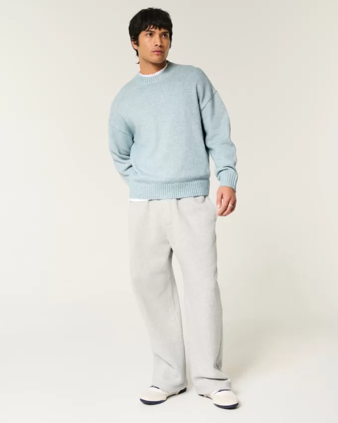 Boxy Airspun Knit Crew Sweater,Boxy Airspun Knit Crew Sweater Boxy Airspun Knit Crew Sweater,Boxy Airspun Knit Crew Sweater