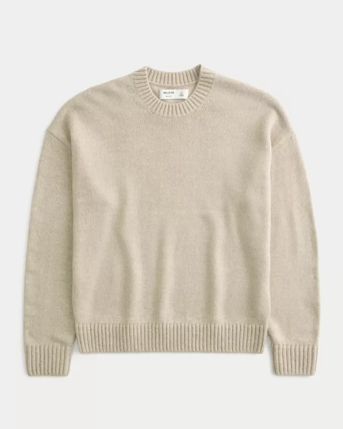 Boxy Airspun Knit Crew Sweater,Boxy Airspun Knit Crew Sweater Boxy Airspun Knit Crew Sweater,Boxy Airspun Knit Crew Sweater