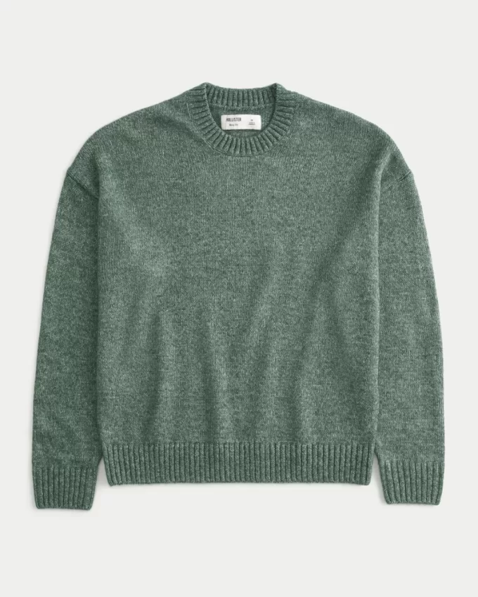 Boxy Airspun Knit Crew Sweater,Boxy Airspun Knit Crew Sweater Boxy Airspun Knit Crew Sweater,Boxy Airspun Knit Crew Sweater