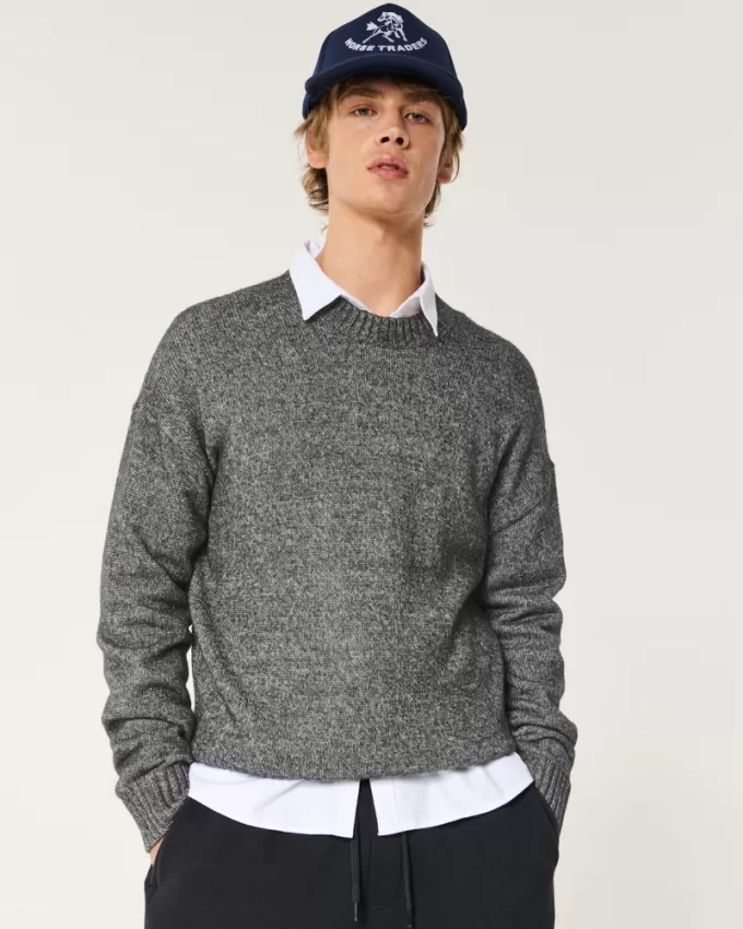 Boxy Airspun Knit Crew Sweater,Boxy Airspun Knit Crew Sweater Boxy Airspun Knit Crew Sweater,Boxy Airspun Knit Crew Sweater