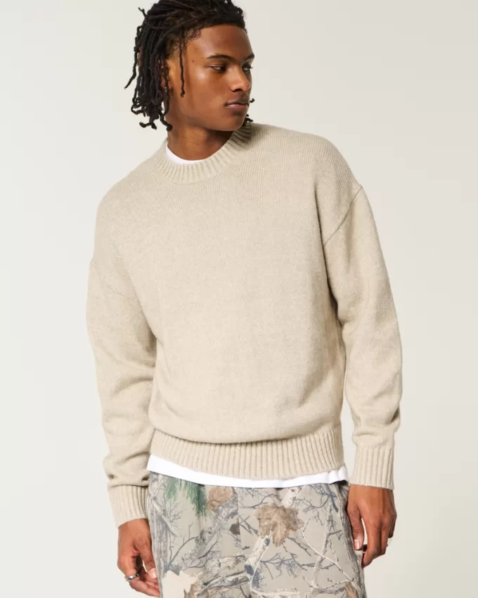 Boxy Airspun Knit Crew Sweater,Boxy Airspun Knit Crew Sweater Boxy Airspun Knit Crew Sweater,Boxy Airspun Knit Crew Sweater