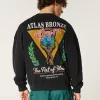 Boxy Atlas Bronze Gym Graphic Crew Sweatshirt,Boxy Atlas Bronze Gym Graphic Crew Sweatshirt Boxy Atlas Bronze Gym Graphic Crew Sweatshirt,Boxy Atlas Bronze Gym Graphic Crew Sweatshirt