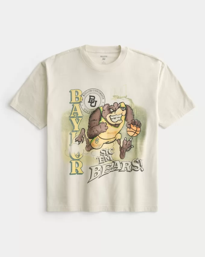 Boxy Baylor University Bears Graphic Tee,Boxy Baylor University Bears Graphic Tee Boxy Baylor University Bears Graphic Tee,Boxy Baylor University Bears Graphic Tee