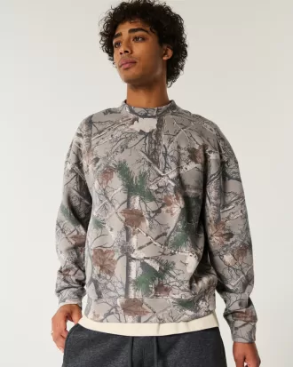 Boxy Camo Logo Crew Sweatshirt,Boxy Camo Logo Crew Sweatshirt Boxy Camo Logo Crew Sweatshirt,Boxy Camo Logo Crew Sweatshirt