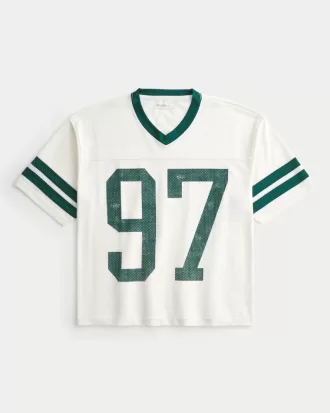 Boxy Crop Athletic Graphic Jersey,Boxy Crop Athletic Graphic Jersey Boxy Crop Athletic Graphic Jersey,Boxy Crop Athletic Graphic Jersey