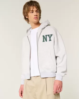 Boxy Crop NY Graphic Zip-Up Hoodie,Boxy Crop NY Graphic Zip-Up Hoodie Boxy Crop NY Graphic Zip-Up Hoodie,Boxy Crop NY Graphic Zip-Up Hoodie