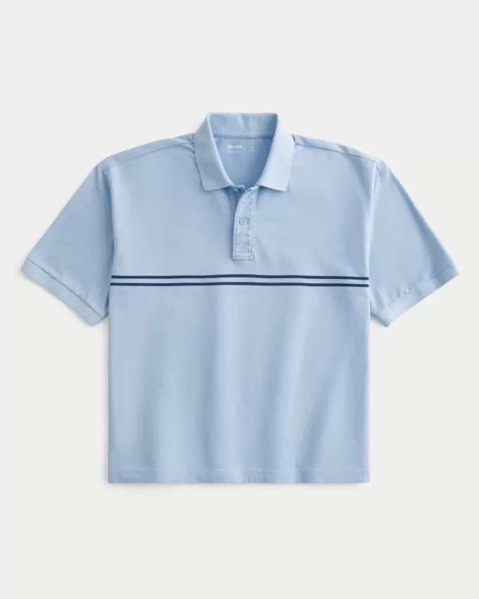 Boxy Crop Polo,Boxy Crop Polo Boxy Crop Polo,Boxy Crop Polo