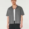 Boxy Cropped Short-Sleeve Poplin Shirt,Boxy Cropped Short-Sleeve Poplin Shirt Boxy Cropped Short-Sleeve Poplin Shirt,Boxy Cropped Short-Sleeve Poplin Shirt