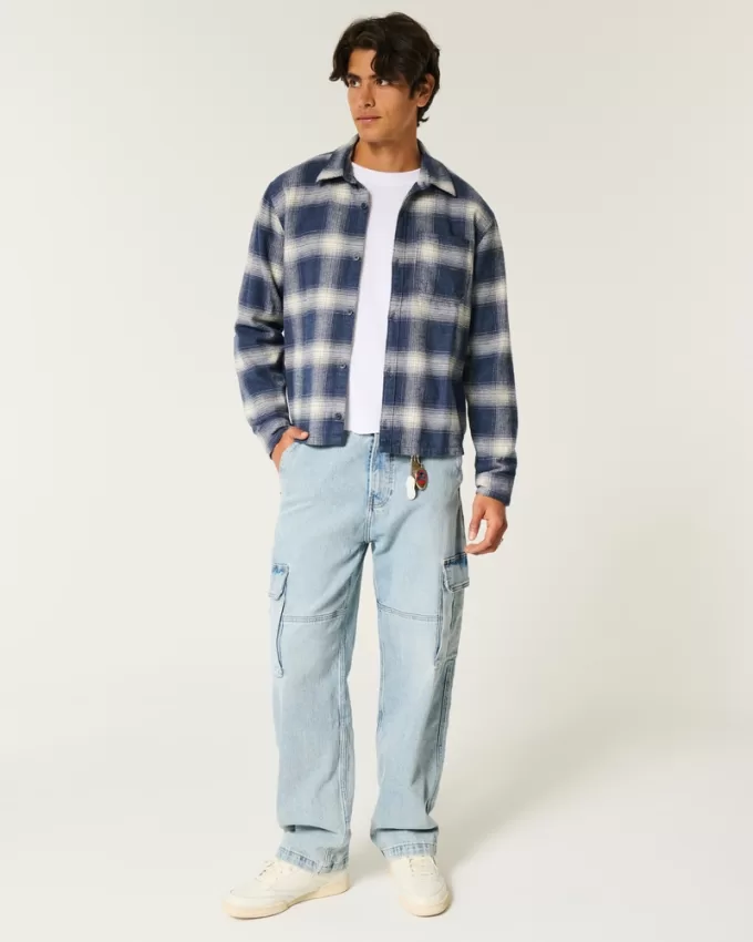 Boxy Flannel Shirt,Boxy Flannel Shirt Boxy Flannel Shirt,Boxy Flannel Shirt