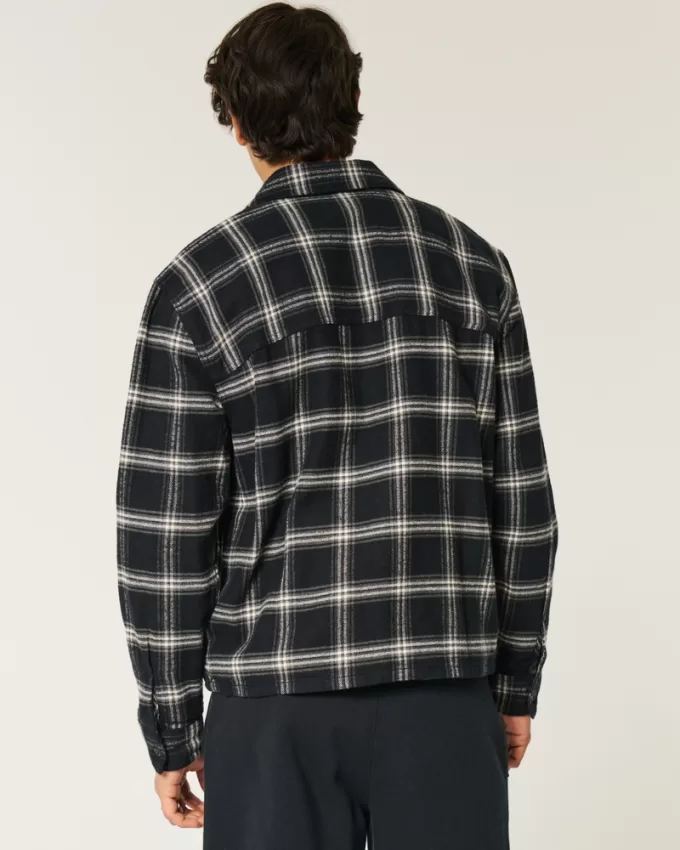 Boxy Flannel Shirt,Boxy Flannel Shirt Boxy Flannel Shirt,Boxy Flannel Shirt