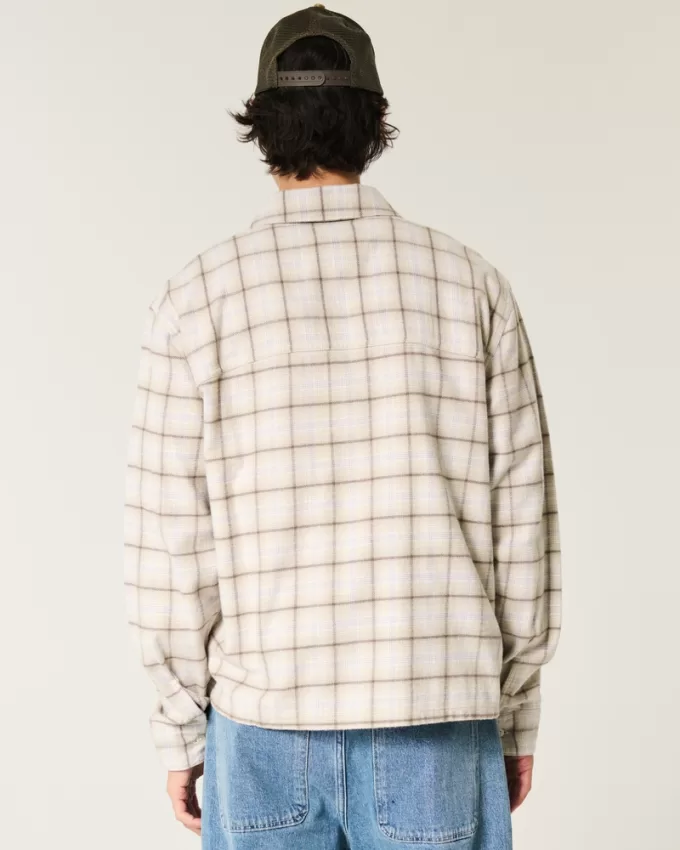 Boxy Flannel Shirt,Boxy Flannel Shirt Boxy Flannel Shirt,Boxy Flannel Shirt