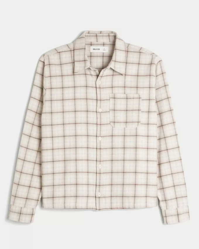 Boxy Flannel Shirt,Boxy Flannel Shirt Boxy Flannel Shirt,Boxy Flannel Shirt