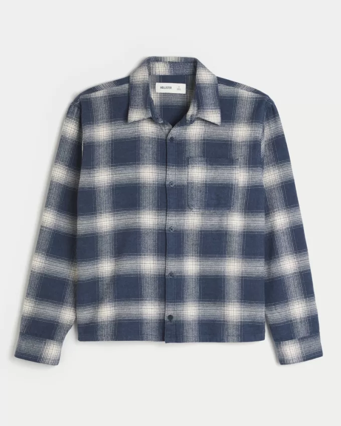 Boxy Flannel Shirt,Boxy Flannel Shirt Boxy Flannel Shirt,Boxy Flannel Shirt