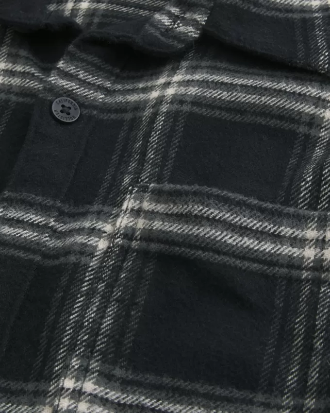Boxy Flannel Shirt,Boxy Flannel Shirt Boxy Flannel Shirt,Boxy Flannel Shirt