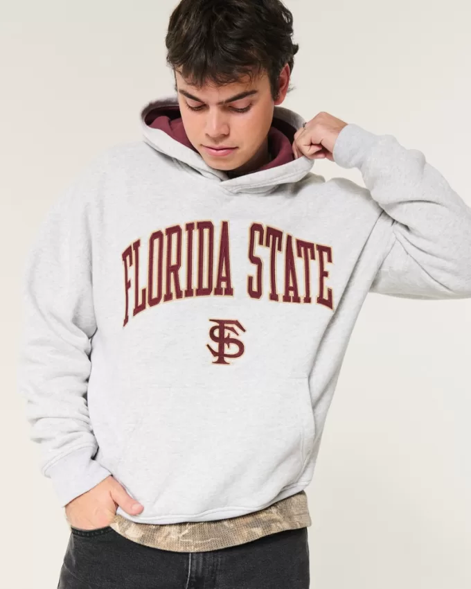 Boxy Florida State University Graphic Hoodie,Boxy Florida State University Graphic Hoodie Boxy Florida State University Graphic Hoodie,Boxy Florida State University Graphic Hoodie