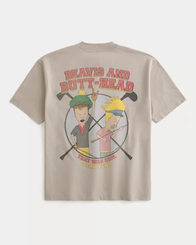 Boxy Heavyweight Beavis and Butt-Head Golf Graphic Tee,Boxy Heavyweight Beavis and Butt-Head Golf Graphic Tee Boxy Heavyweight Beavis and Butt-Head Golf Graphic Tee,Boxy Heavyweight Beavis and Butt-Head Golf Graphic Tee