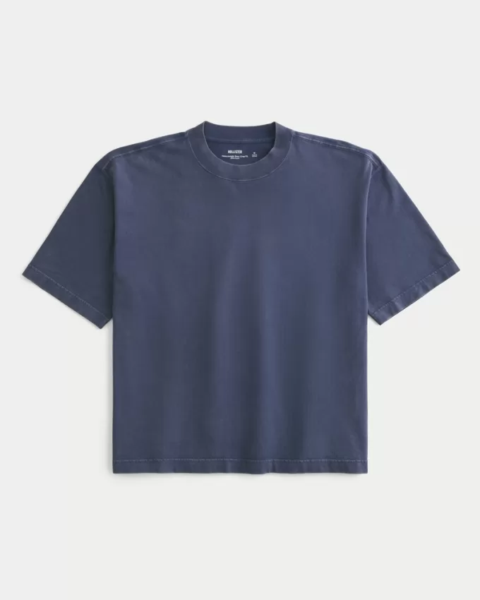 Boxy Heavyweight Crop Crew T-Shirt,Boxy Heavyweight Crop Crew T-Shirt Boxy Heavyweight Crop Crew T-Shirt,Boxy Heavyweight Crop Crew T-Shirt