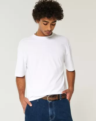 Boxy Heavyweight Crop Crew T-Shirt,Boxy Heavyweight Crop Crew T-Shirt Boxy Heavyweight Crop Crew T-Shirt,Boxy Heavyweight Crop Crew T-Shirt