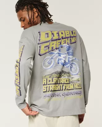 Boxy Heavyweight Diablo Creek MX Racing Graphic Tee,Boxy Heavyweight Diablo Creek MX Racing Graphic Tee Boxy Heavyweight Diablo Creek MX Racing Graphic Tee,Boxy Heavyweight Diablo Creek MX Racing Graphic Tee
