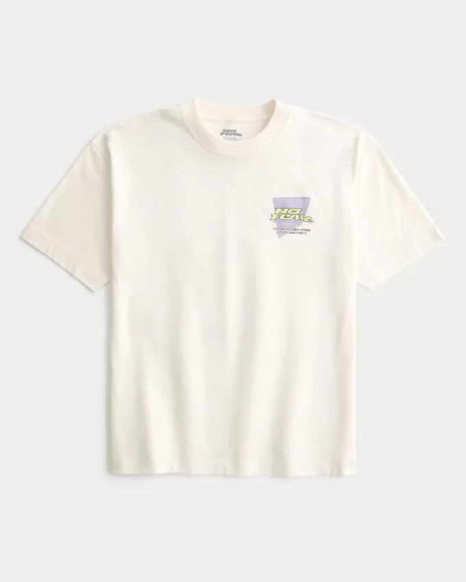 Boxy Heavyweight No Fear Graphic Tee,Boxy Heavyweight No Fear Graphic Tee Boxy Heavyweight No Fear Graphic Tee,Boxy Heavyweight No Fear Graphic Tee
