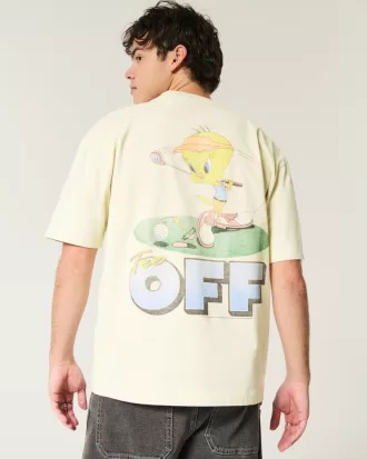 Boxy Heavyweight Tweety Golf Graphic Tee,Boxy Heavyweight Tweety Golf Graphic Tee Boxy Heavyweight Tweety Golf Graphic Tee,Boxy Heavyweight Tweety Golf Graphic Tee