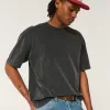 Boxy Heavyweight Washed Crew T-Shirt,Boxy Heavyweight Washed Crew T-Shirt Boxy Heavyweight Washed Crew T-Shirt,Boxy Heavyweight Washed Crew T-Shirt