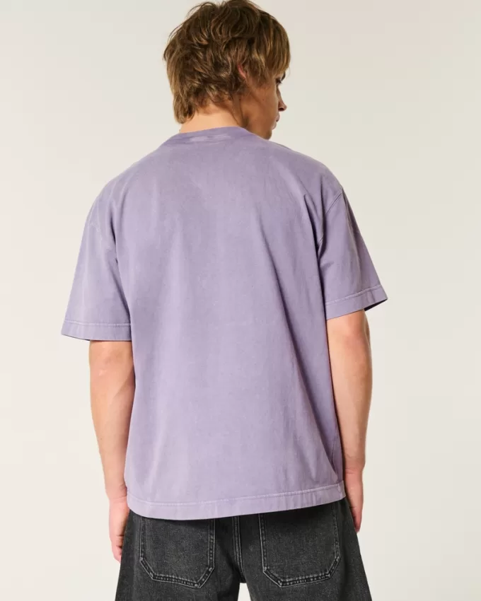 Boxy Heavyweight Washed Crew T-Shirt,Boxy Heavyweight Washed Crew T-Shirt Boxy Heavyweight Washed Crew T-Shirt,Boxy Heavyweight Washed Crew T-Shirt