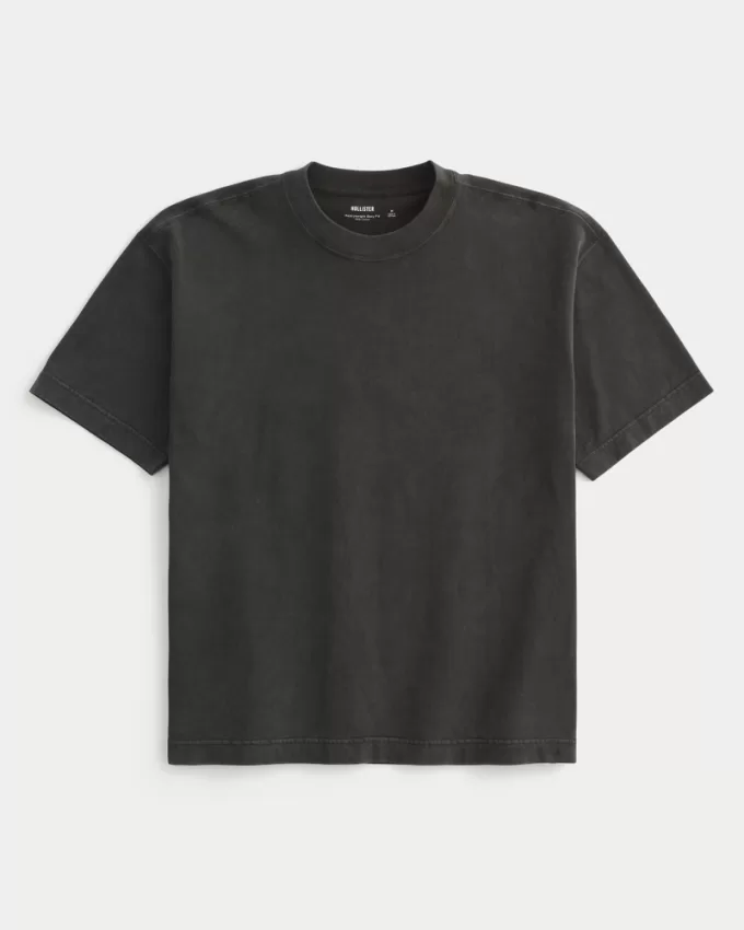 Boxy Heavyweight Washed Crew T-Shirt,Boxy Heavyweight Washed Crew T-Shirt Boxy Heavyweight Washed Crew T-Shirt,Boxy Heavyweight Washed Crew T-Shirt