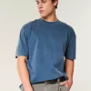 Boxy Heavyweight Washed Crew T-Shirt,Boxy Heavyweight Washed Crew T-Shirt Boxy Heavyweight Washed Crew T-Shirt,Boxy Heavyweight Washed Crew T-Shirt