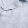 Boxy Linen-Blend Short-Sleeve Shirt,Boxy Linen-Blend Short-Sleeve Shirt Boxy Linen-Blend Short-Sleeve Shirt,Boxy Linen-Blend Short-Sleeve Shirt
